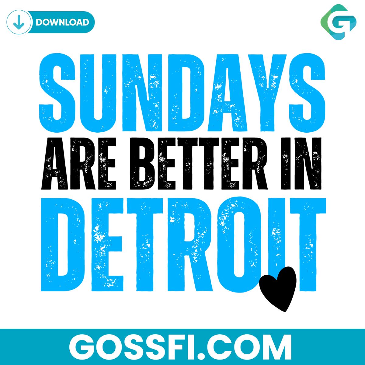 sunday-are-better-in-detroit-svg-digital-download
