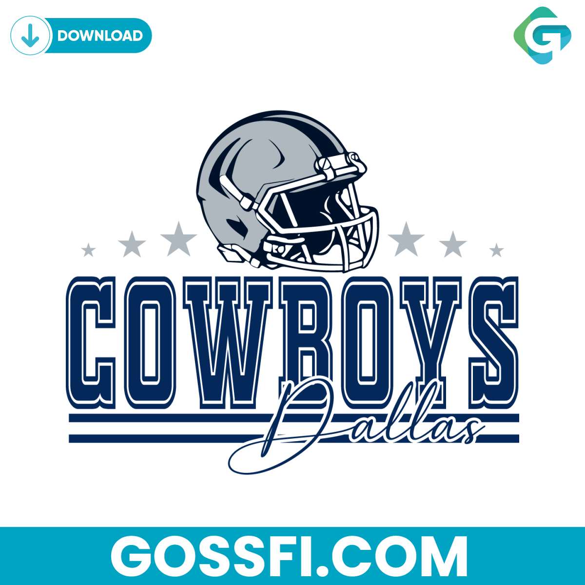 dallas-cowboys-helmet-star-svg-digital-download