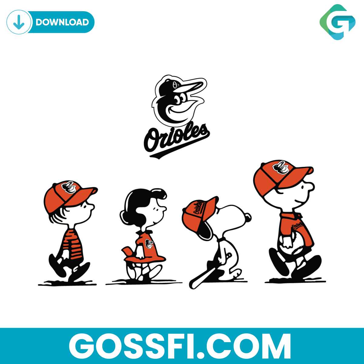 peanuts-baltimore-orioles-baseball-svg-digital-download