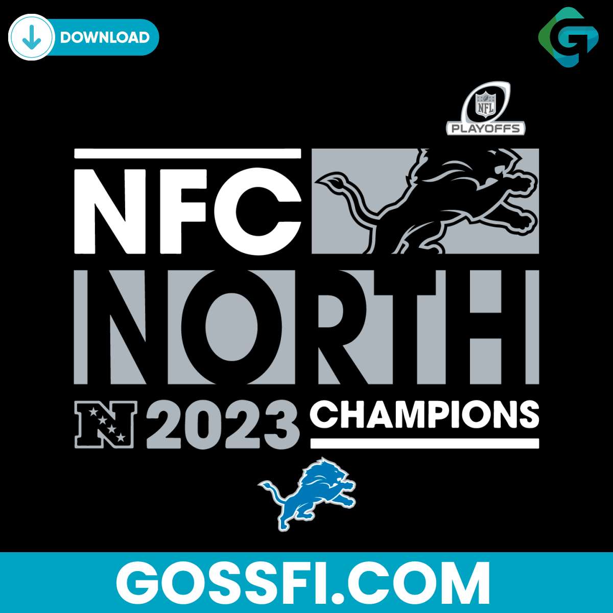 nfc-north-2023-champions-detroit-lions-svg
