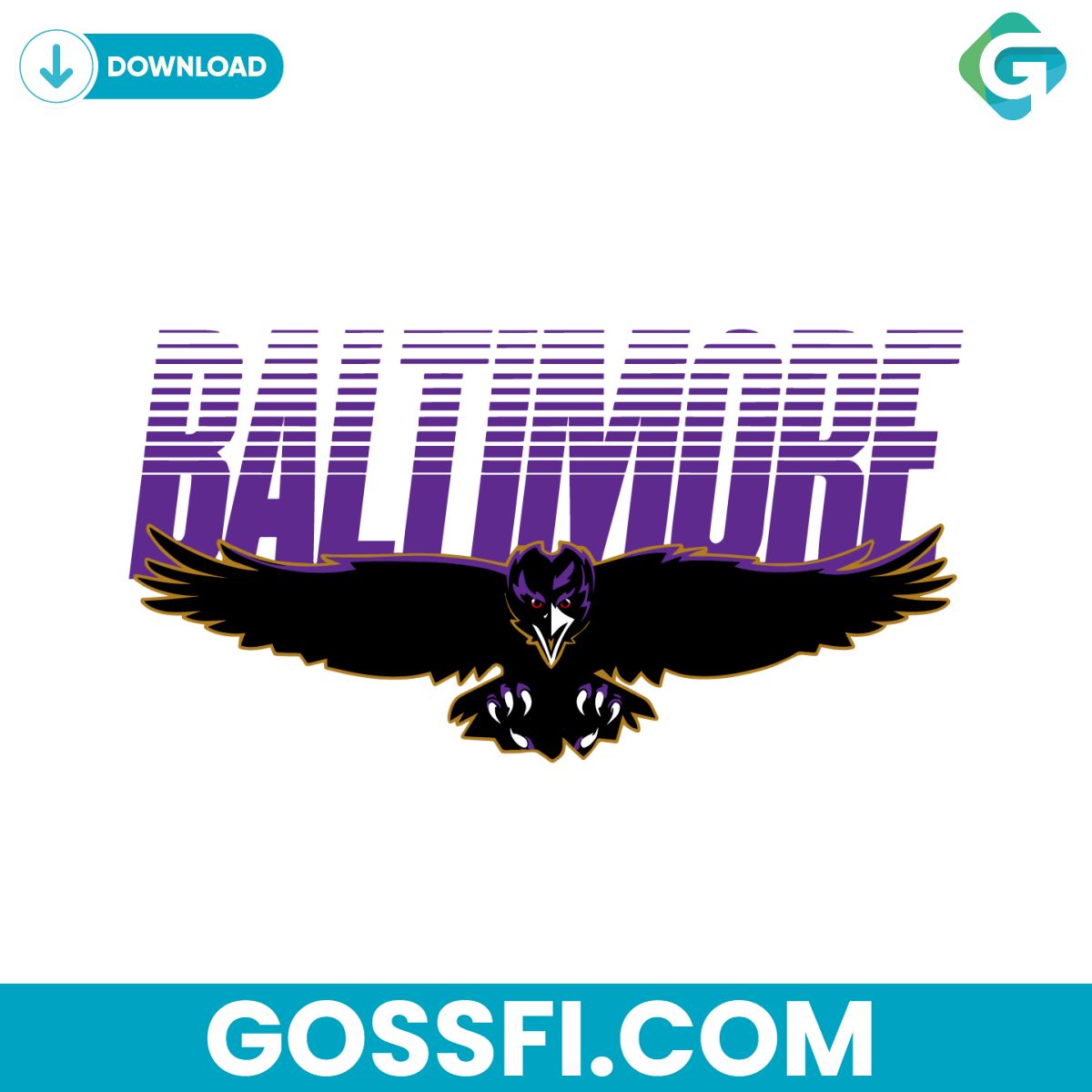 retro-baltimore-ravens-svg-cricut-digital-download