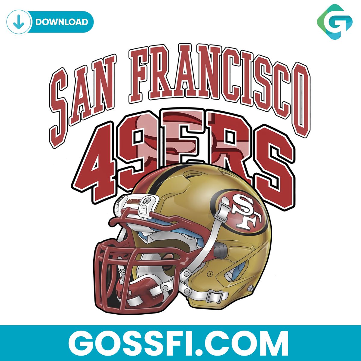 san-francisco-49ers-helmet-png