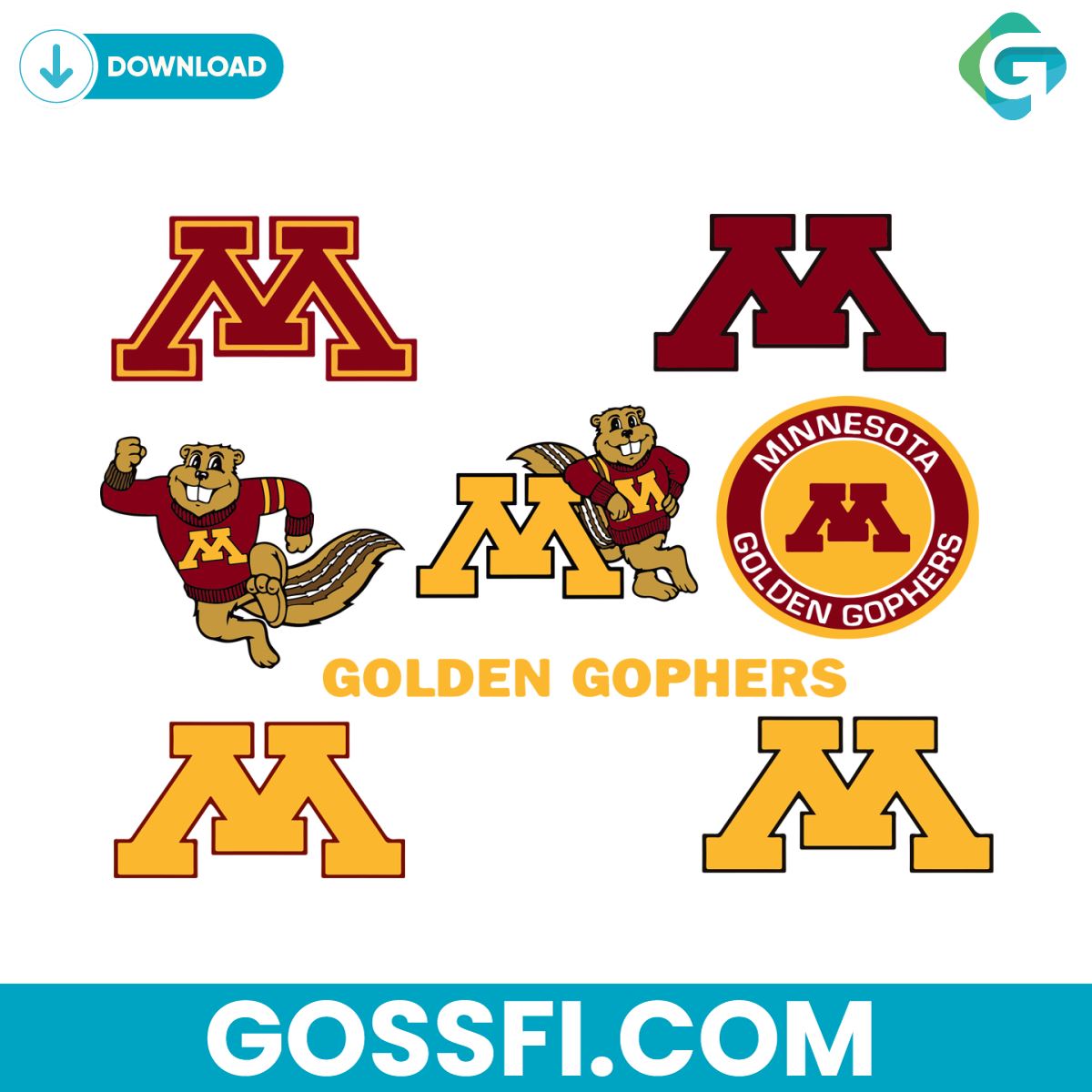 bundle-minnesota-golden-gophers-ncaa-svg-digital-download