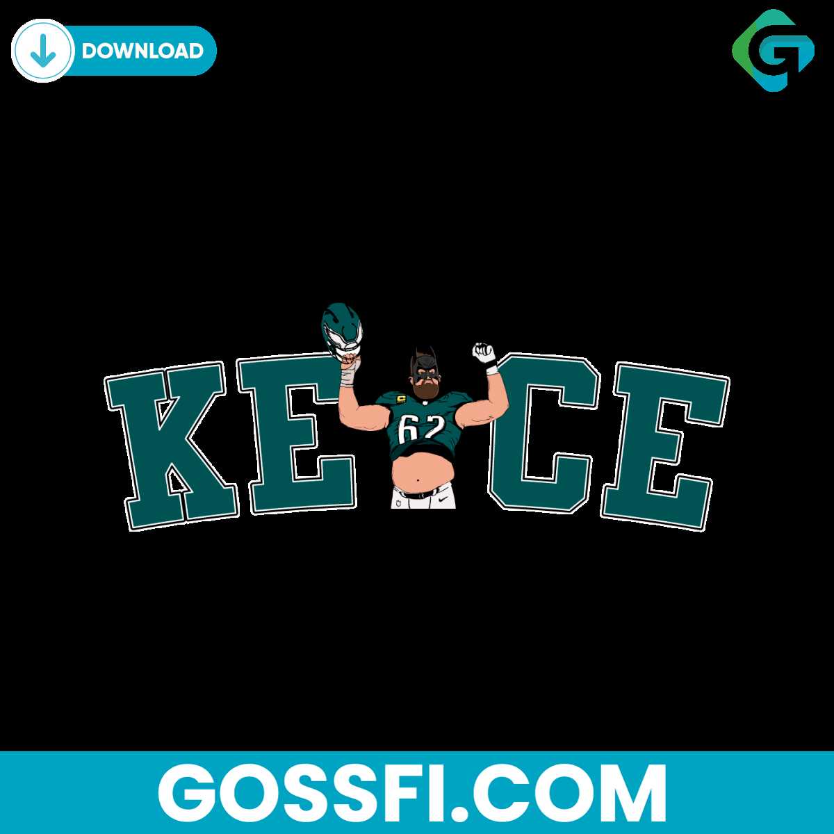 jason-kelce-philadelphia-eagles-football-player-svg