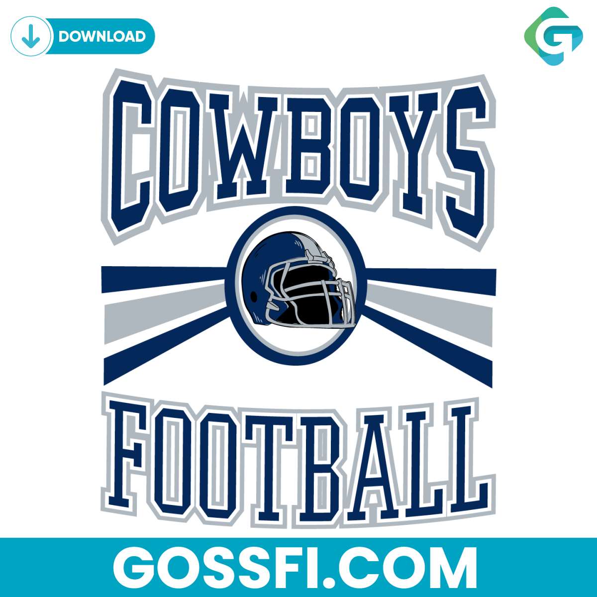 retro-cowboys-football-helmet-svg-digital-download