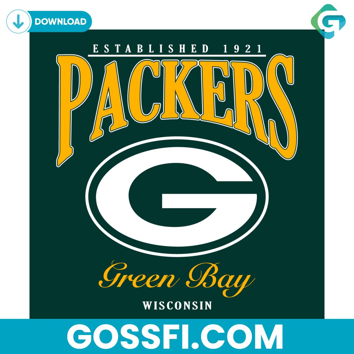packers-green-bay-wisconsin-established-1921-svg