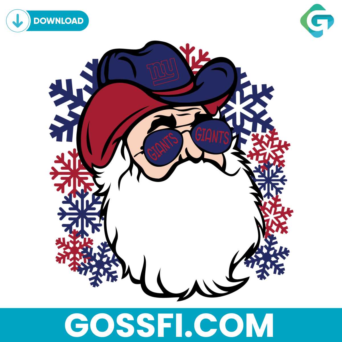 christmas-santa-claus-giants-football-svg-digital-download
