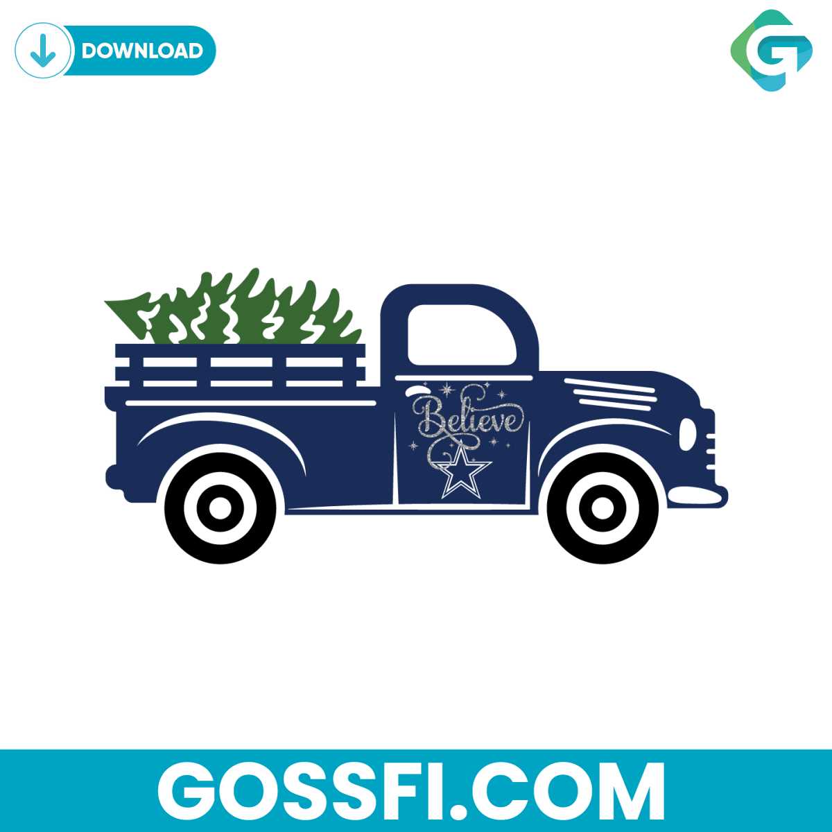 christmas-tree-truck-believe-dallas-cowboys-logo-svg