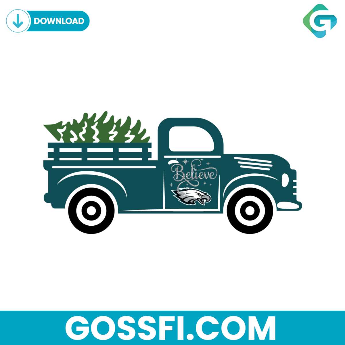 christmas-tree-truck-believe-philadelphia-eagles-logo-svg