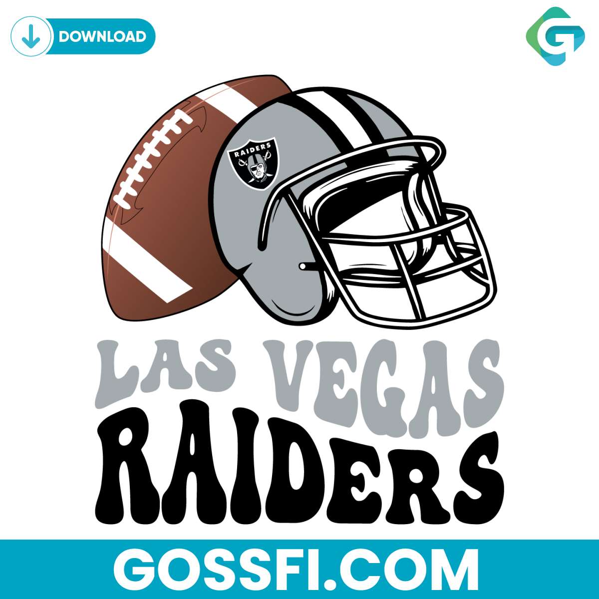 las-vegas-raiders-football-helmet-svg-digital-download