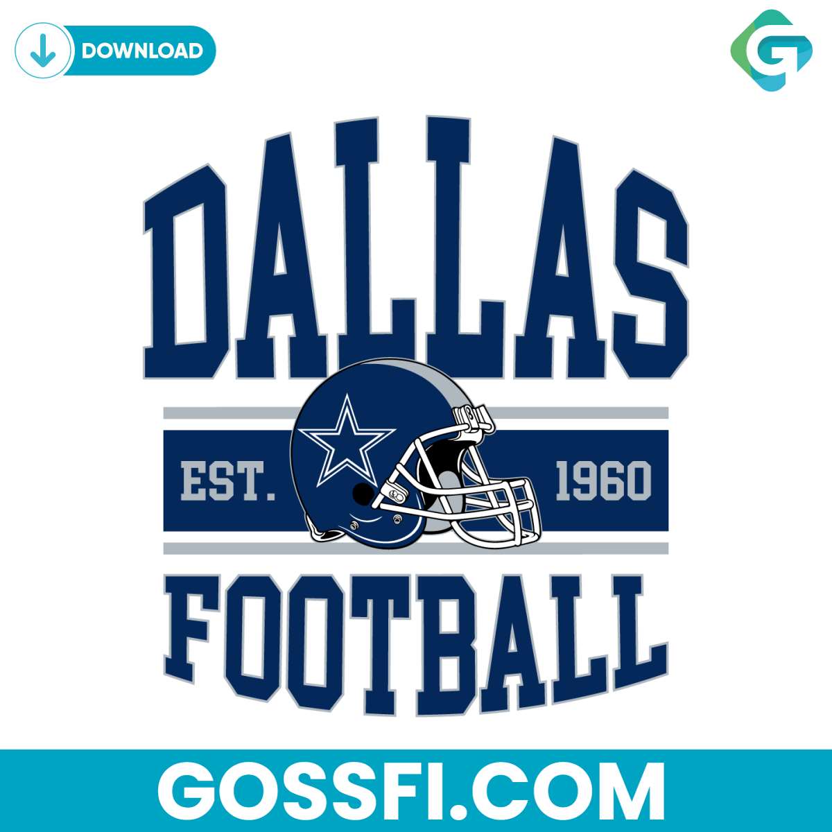 retro-dallas-football-helmet-svg-digital-download