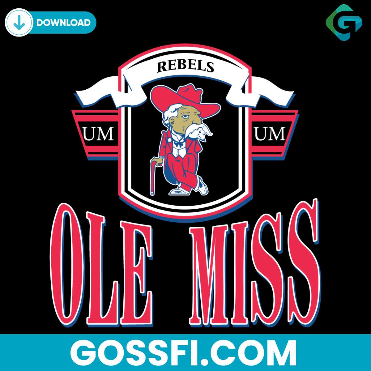vintage-90s-ole-miss-rebels-university-ncaa-svg