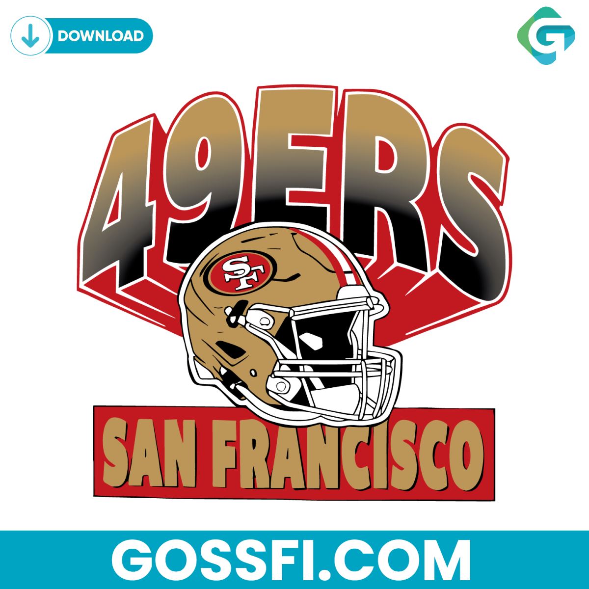 49ers-san-francisco-helmet-svg-digital-download
