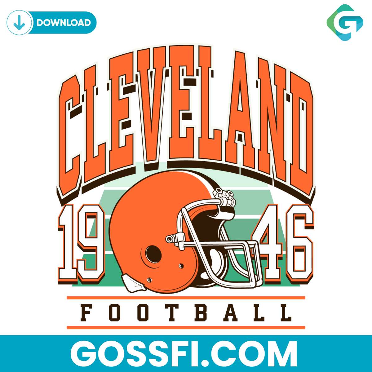 cleveland-1946-football-nfl-svg-digital-download