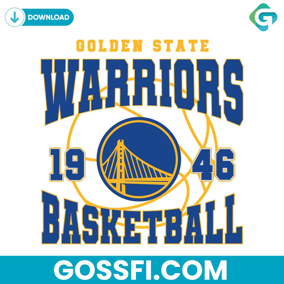 vintage-golden-state-warriors-1946-basketball-svg