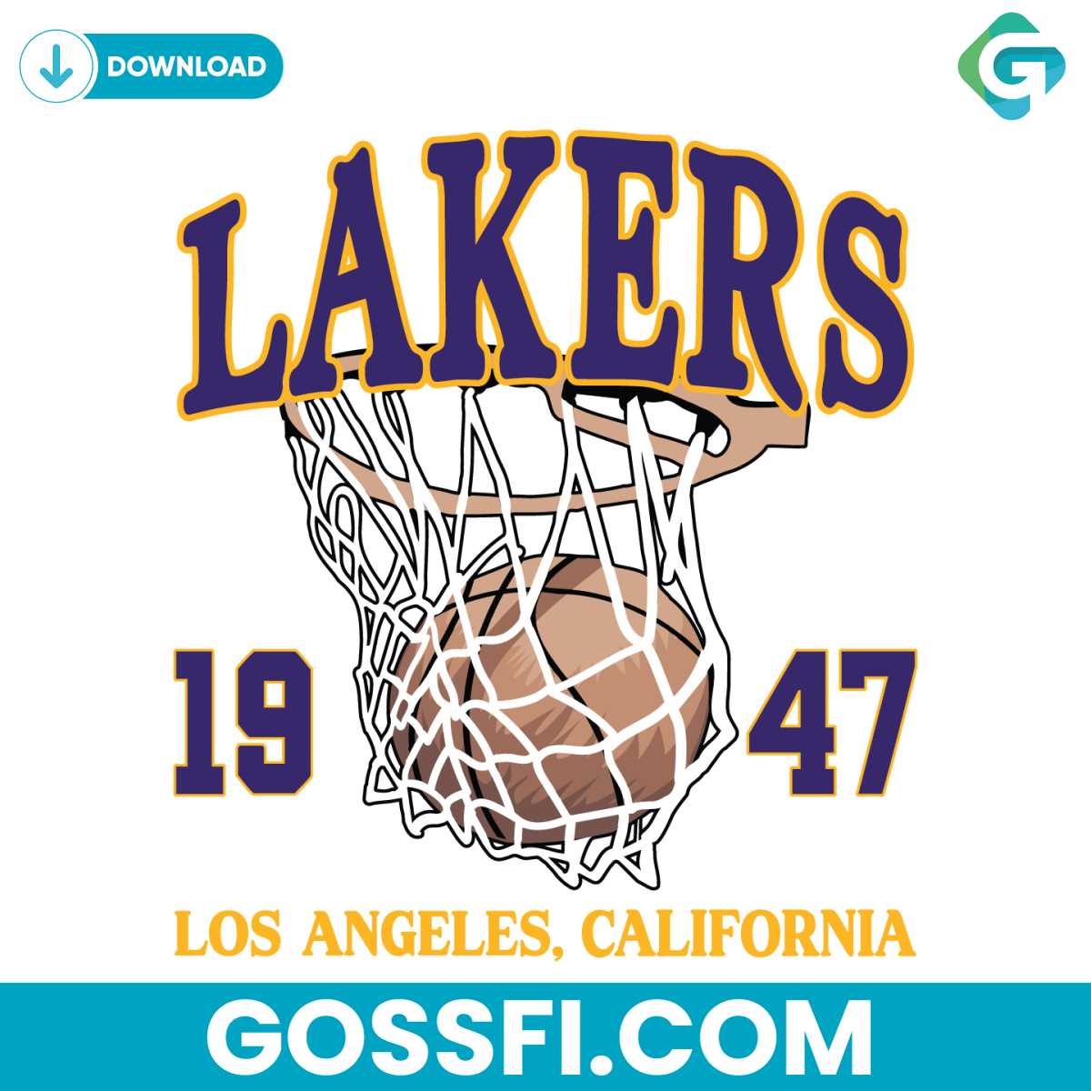 vintage-los-angeles-lakers-1947-basketball-svg-digital-download