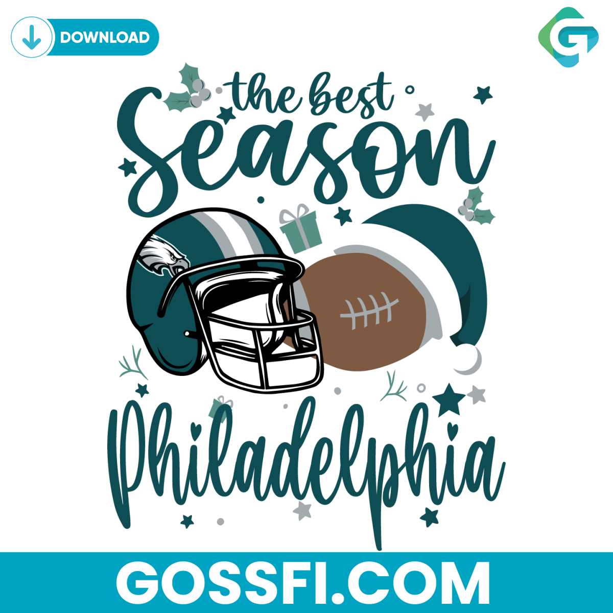 the-best-season-philadelphia-eagles-christmas-svg-digital-download