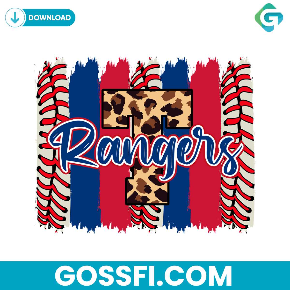 rangers-brushstroke-leopard-baseball-svg