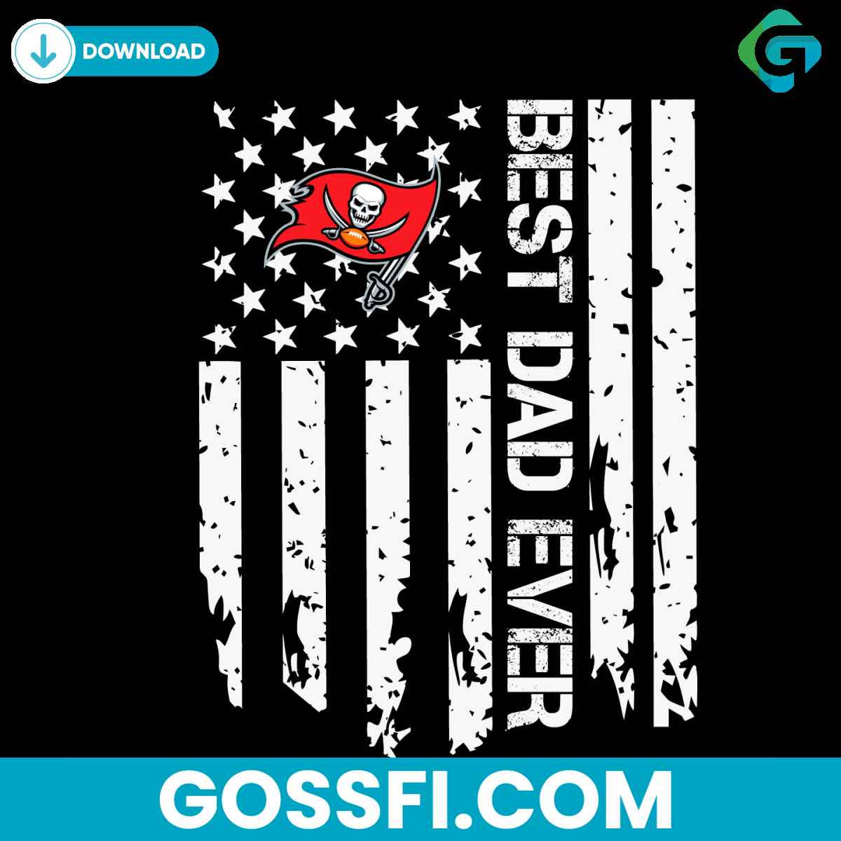 best-dad-ever-tampa-bay-buccaneers-flag-svg
