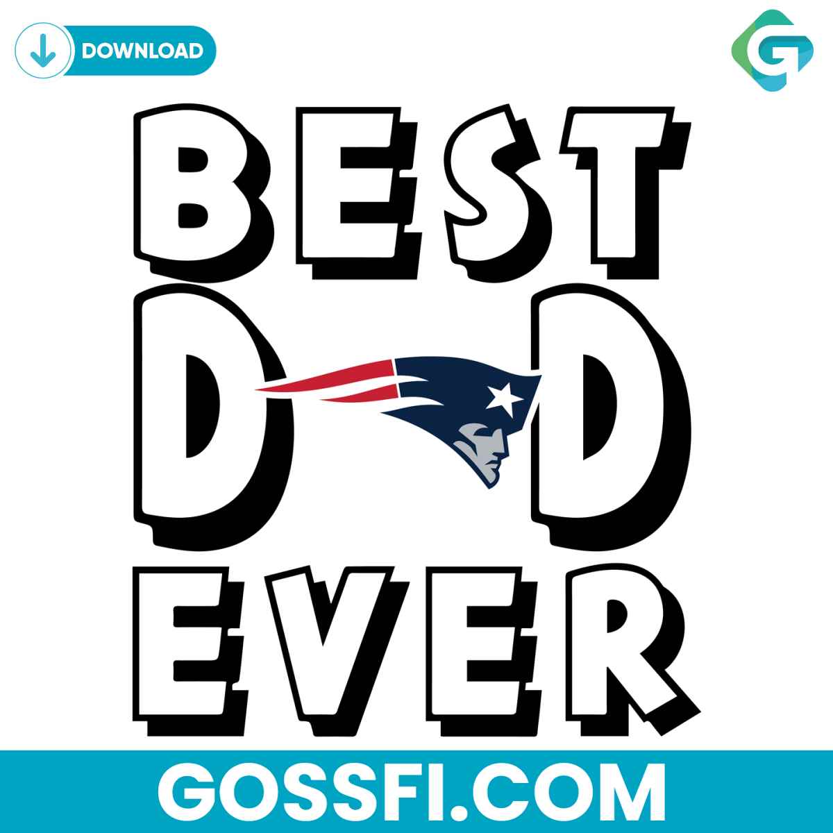 best-dad-ever-new-england-patriots-svg
