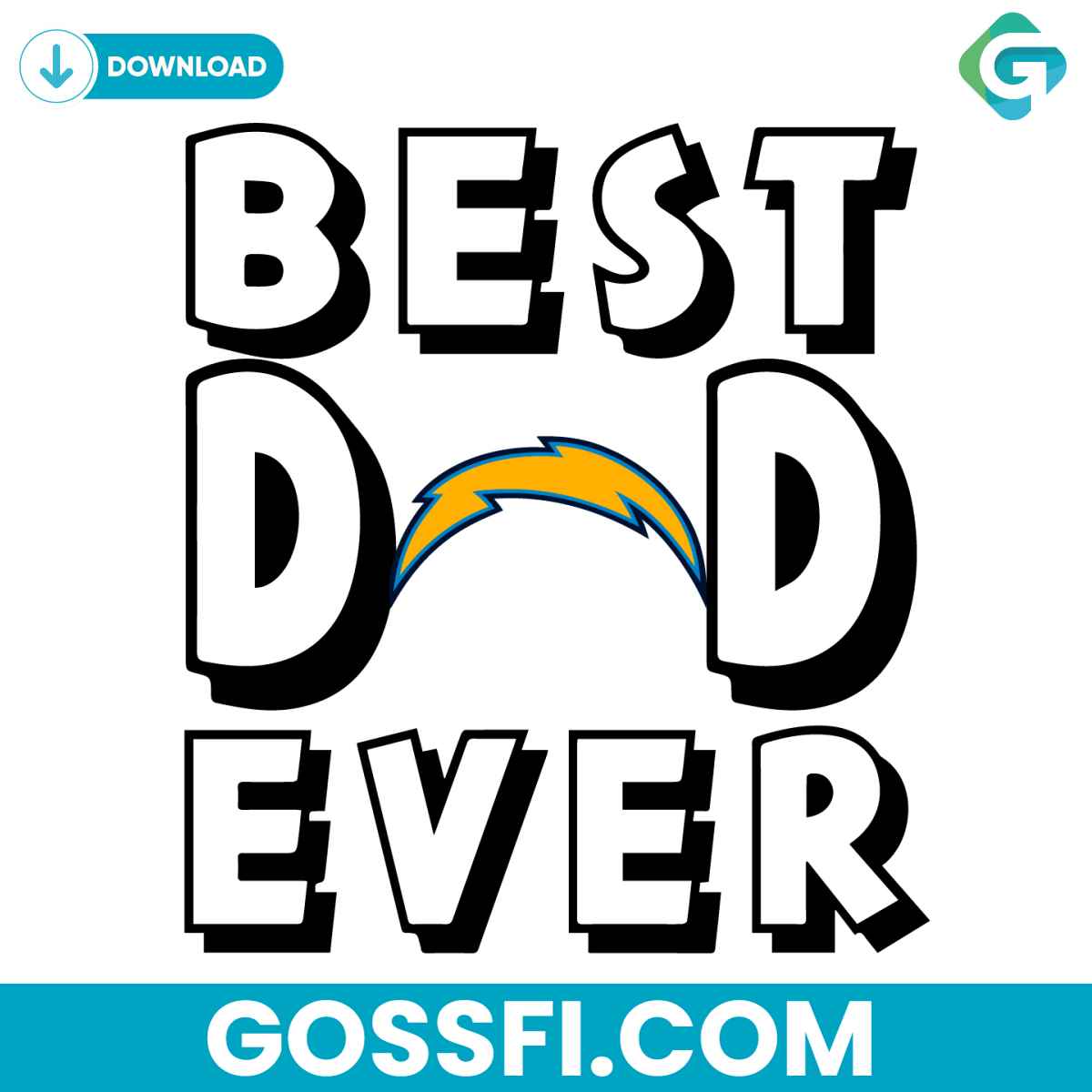 best-dad-ever-los-angeles-chargers-svg