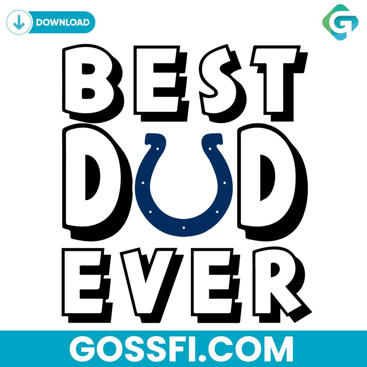 best-dad-ever-indianapolis-colts-svg