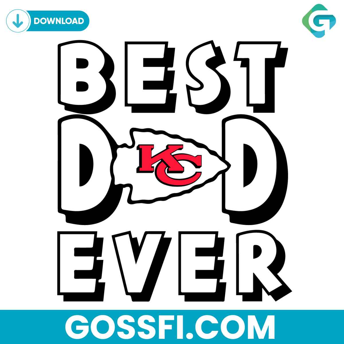 best-dad-ever-kansas-city-chiefs-svg
