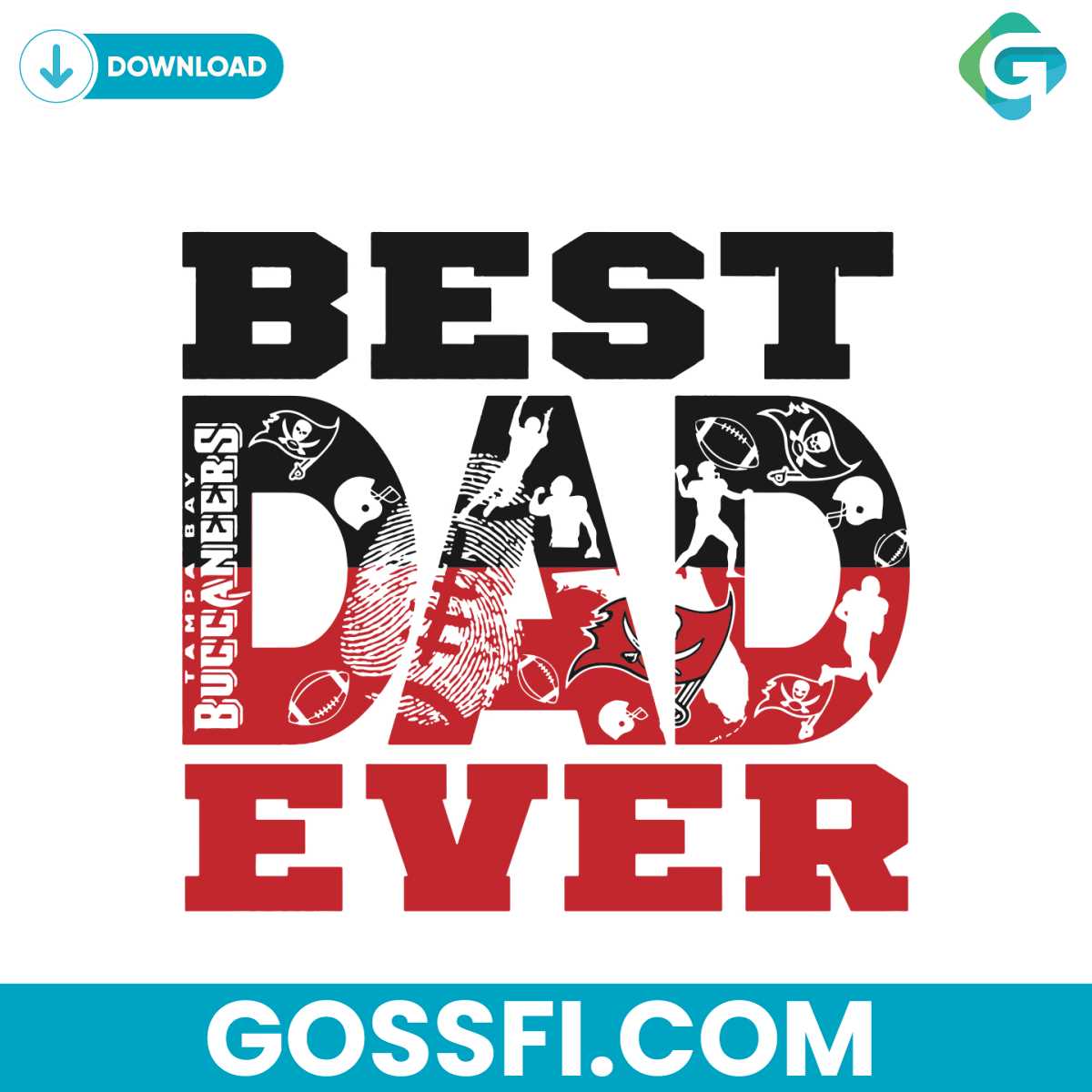 tampa-bay-buccaneers-best-dad-ever-svg