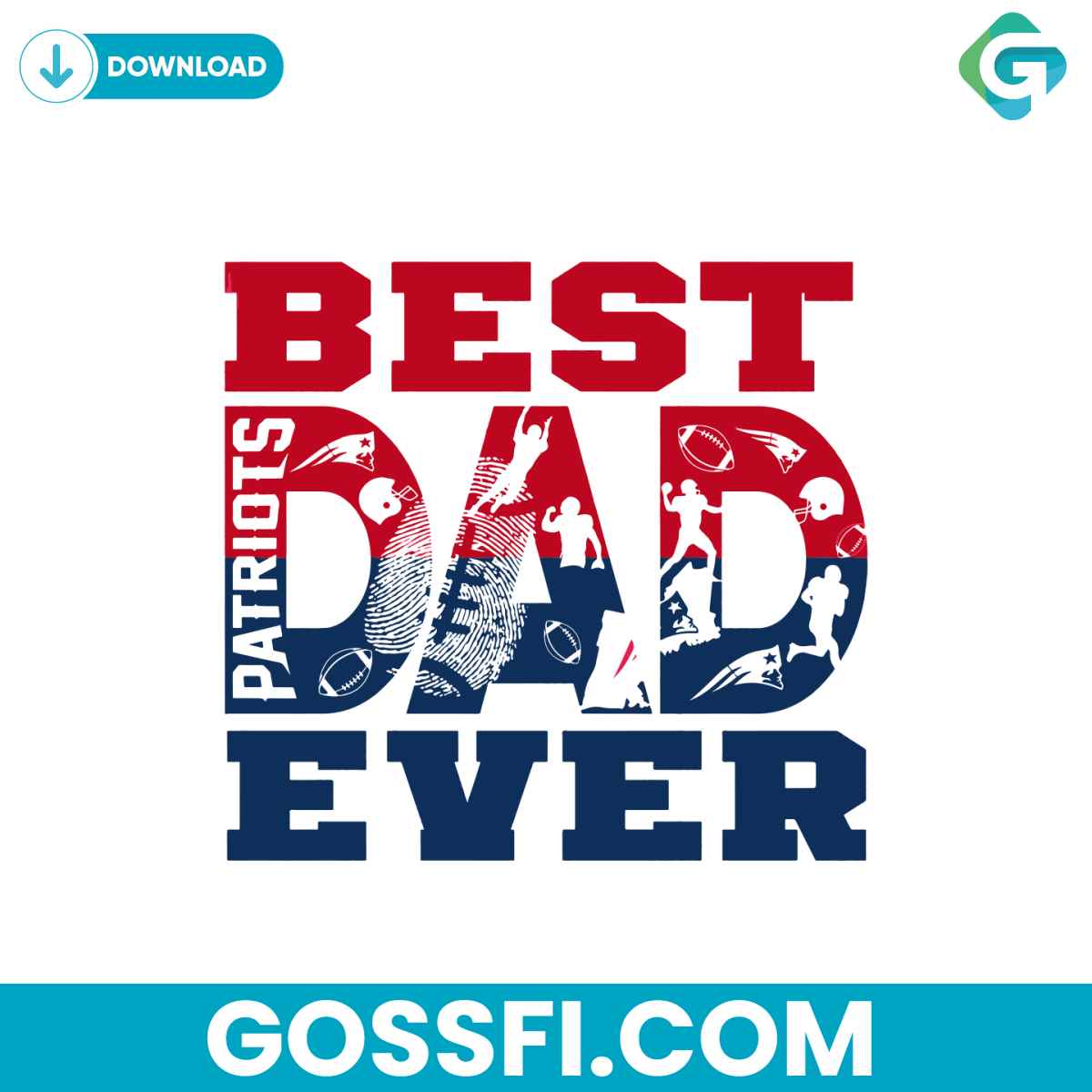 best-dad-ever-new-england-patriots-svg