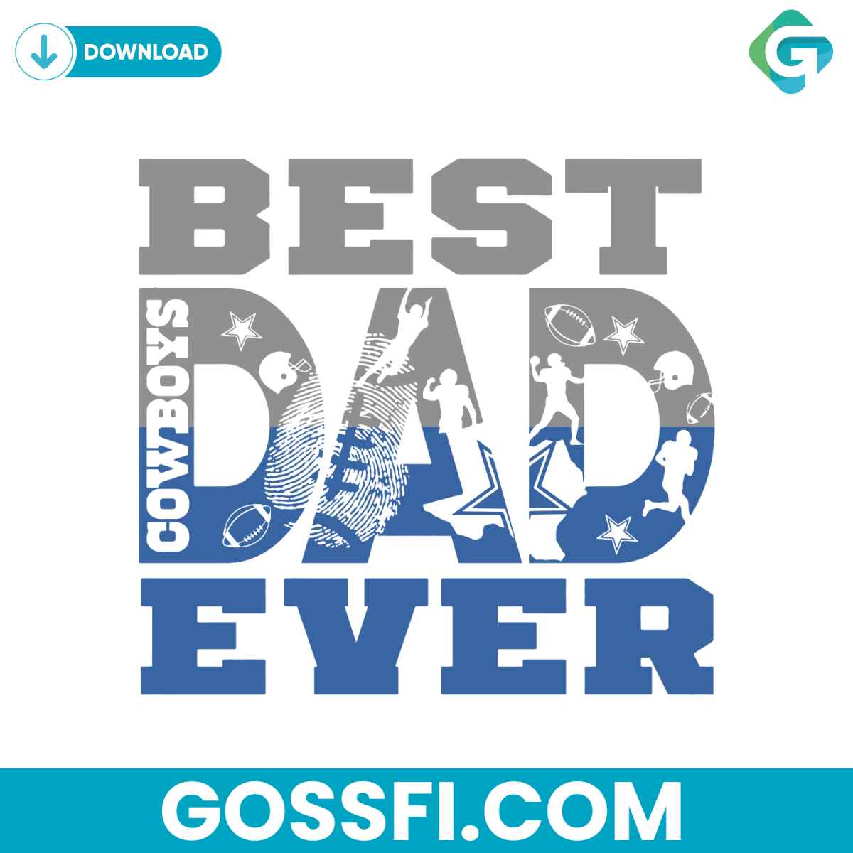 dallas-cowboys-best-dad-ever-svg-digital-download
