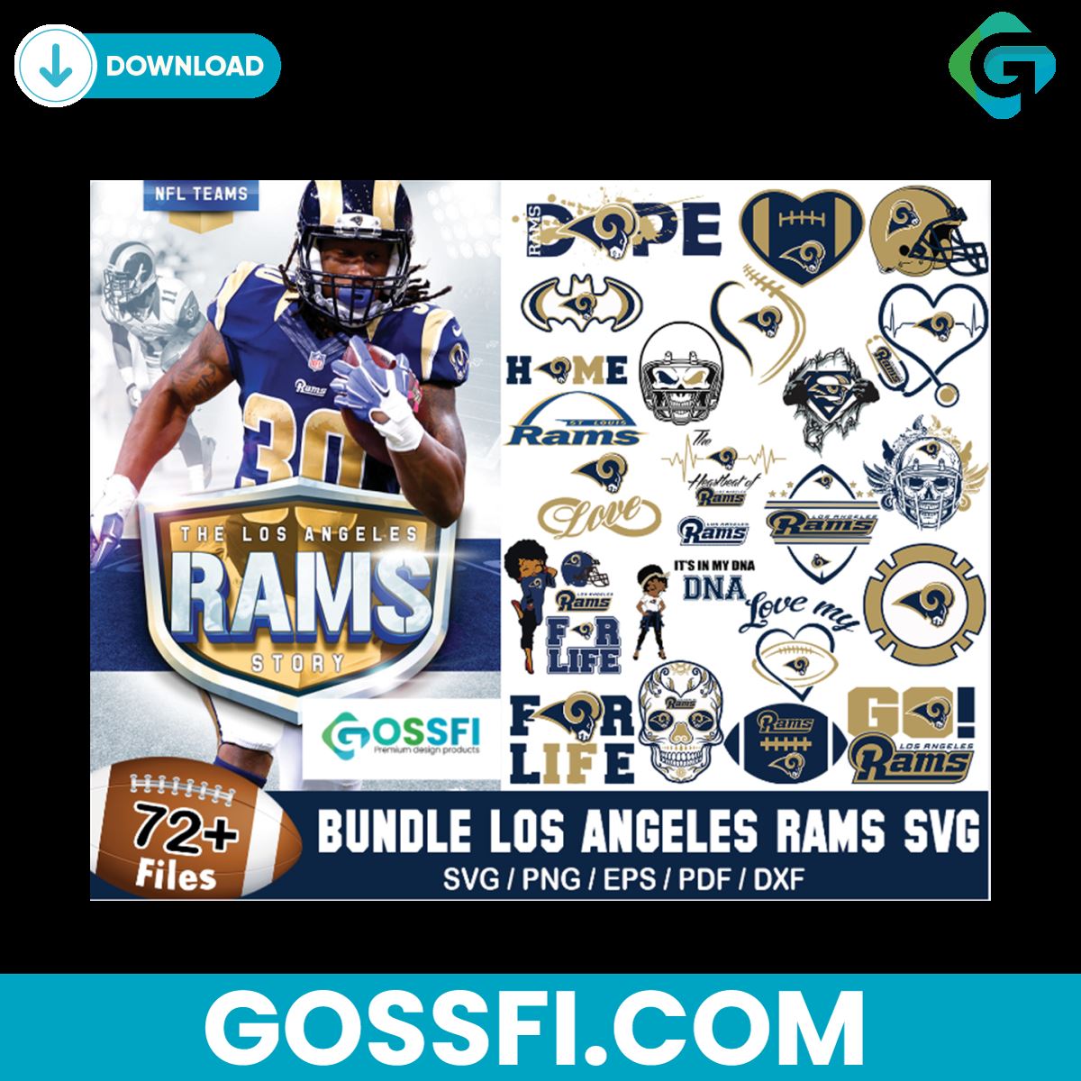 72-los-angeles-rams-football-svg-bundle
