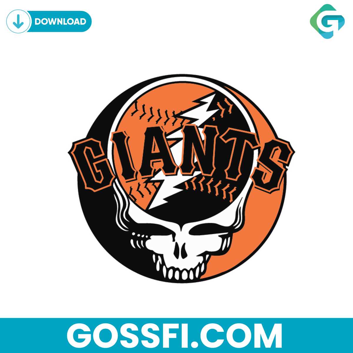 skull-san-francisco-giants-svg-digital-download