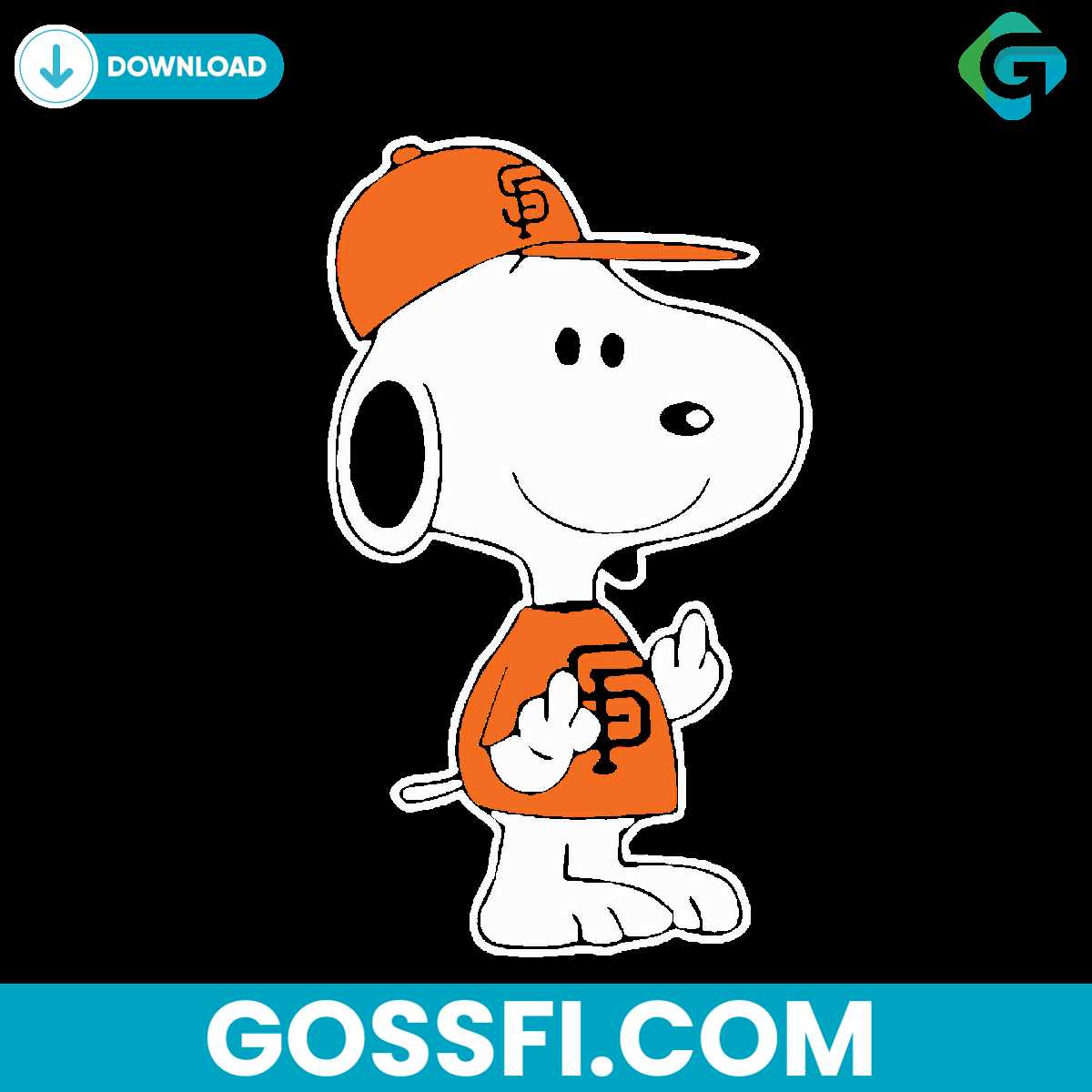 san-francisco-giants-snoopy-svg-digital-download