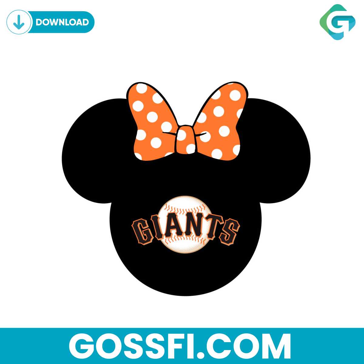 san-francisco-giants-minie-mouse-svg