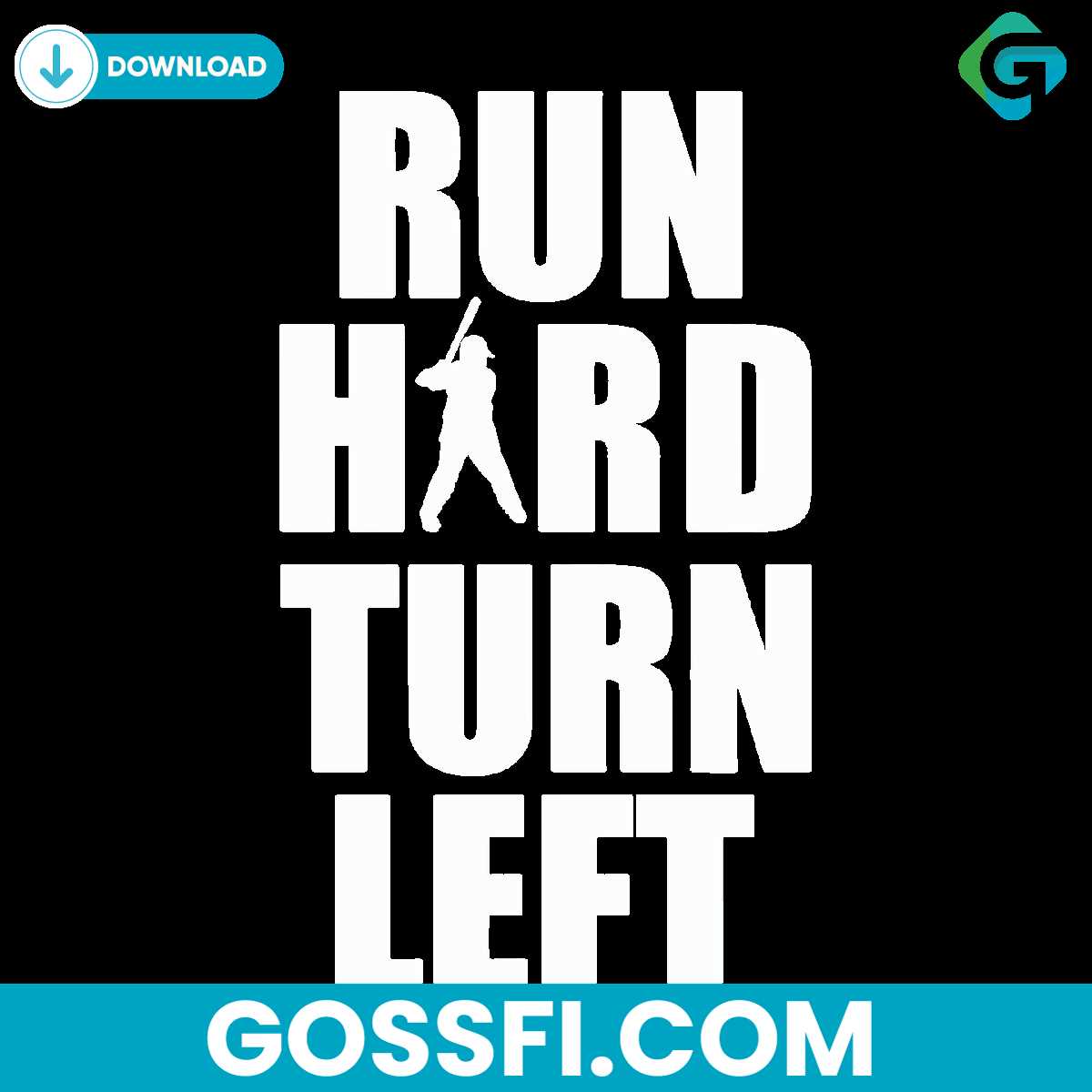 run-hard-and-turn-left-baseball-svg