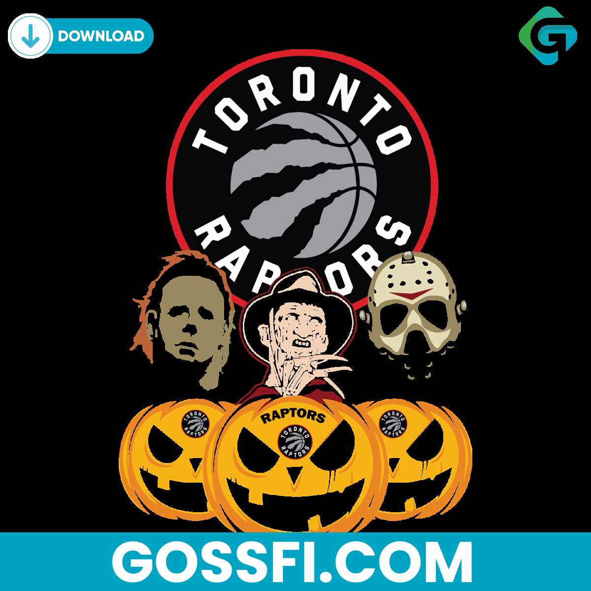 toronto-raptors-halloween-horror-movie-pumpkin-svg