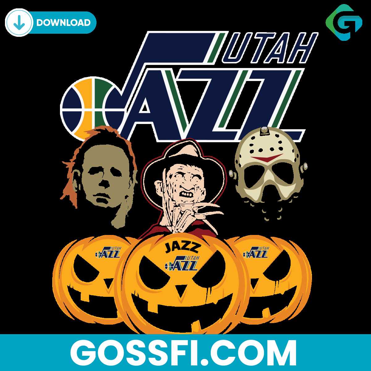 utah-jazz-halloween-horror-movie-pumpkin-svg
