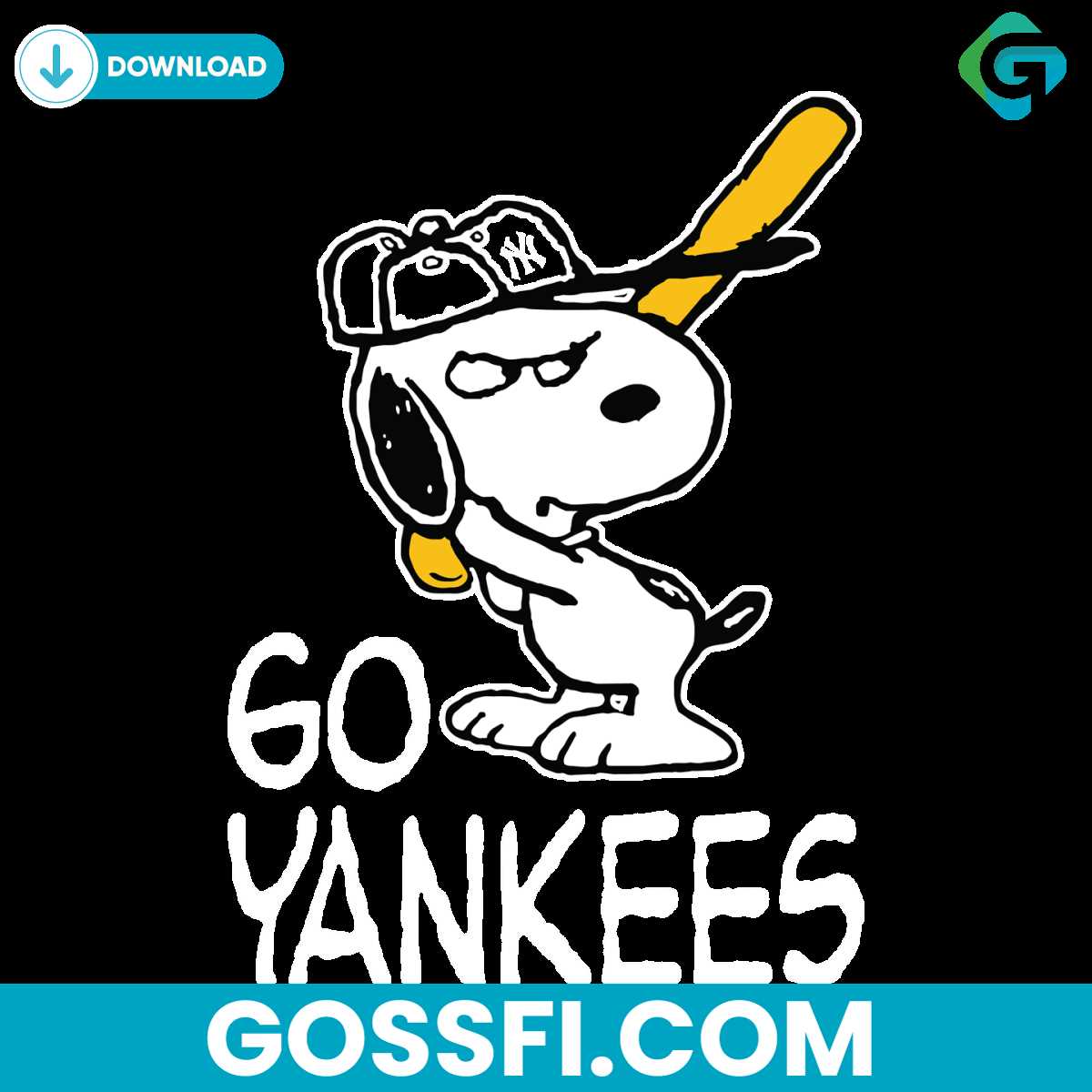 go-yankees-snoopy-svg-digital-download