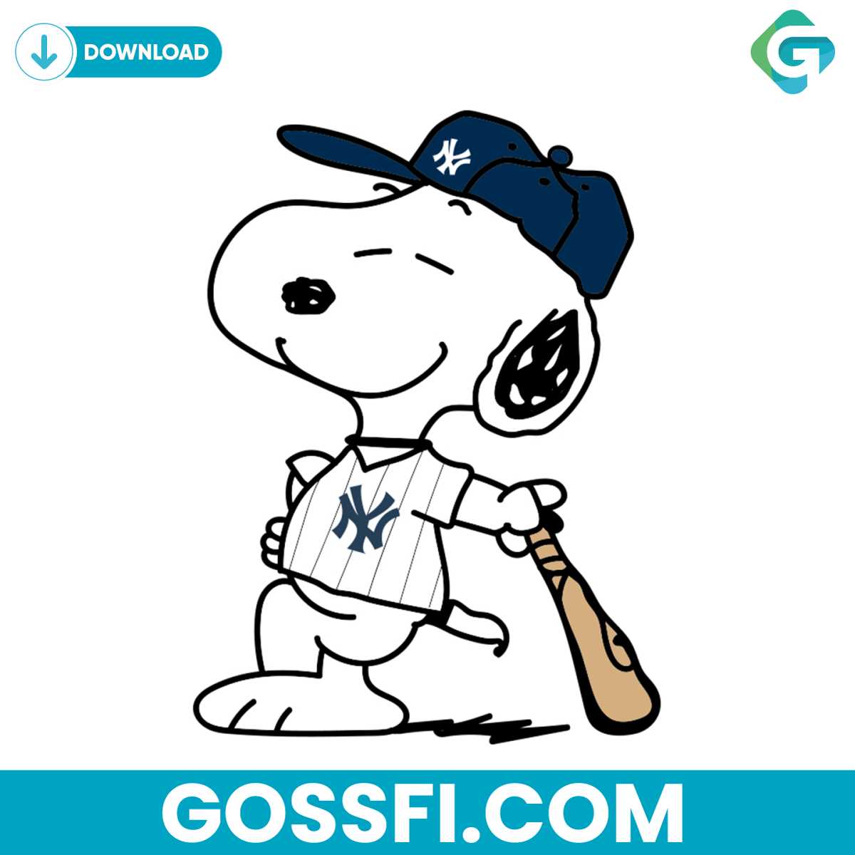 snoopy-new-york-yankees-baseball-svg-digital-download