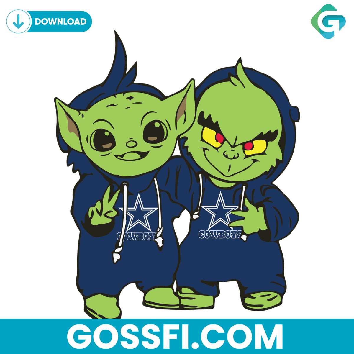 yoda-and-grinch-dallas-cowboys-svg-digital-download