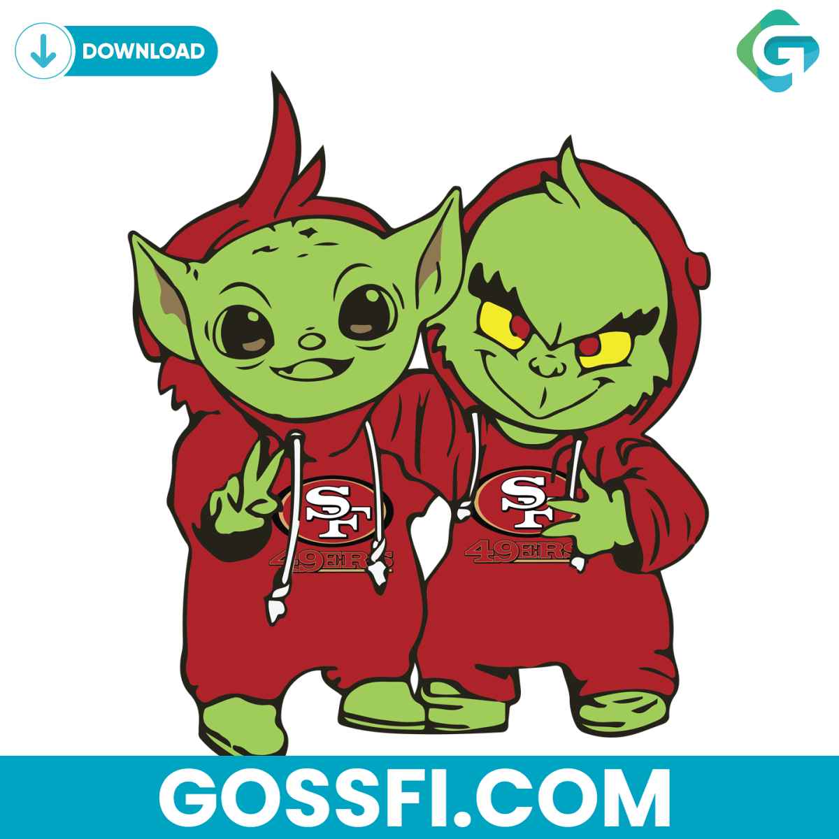 yoda-and-grinch-san-francisco-49ers-svg