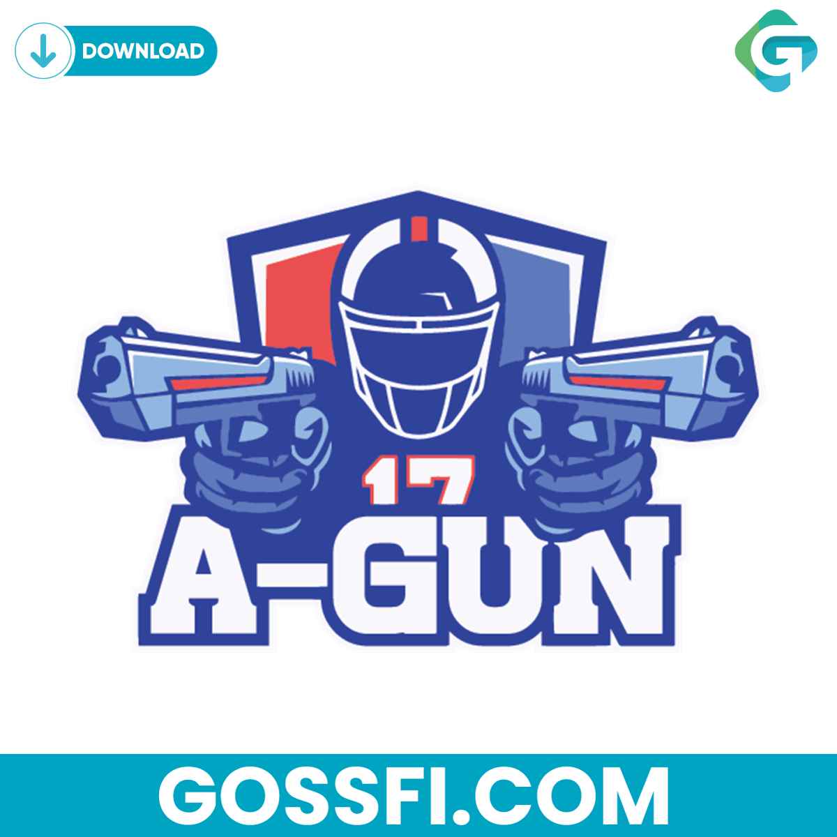 a-gun-josh-allen-buffalo-bills-football-svg