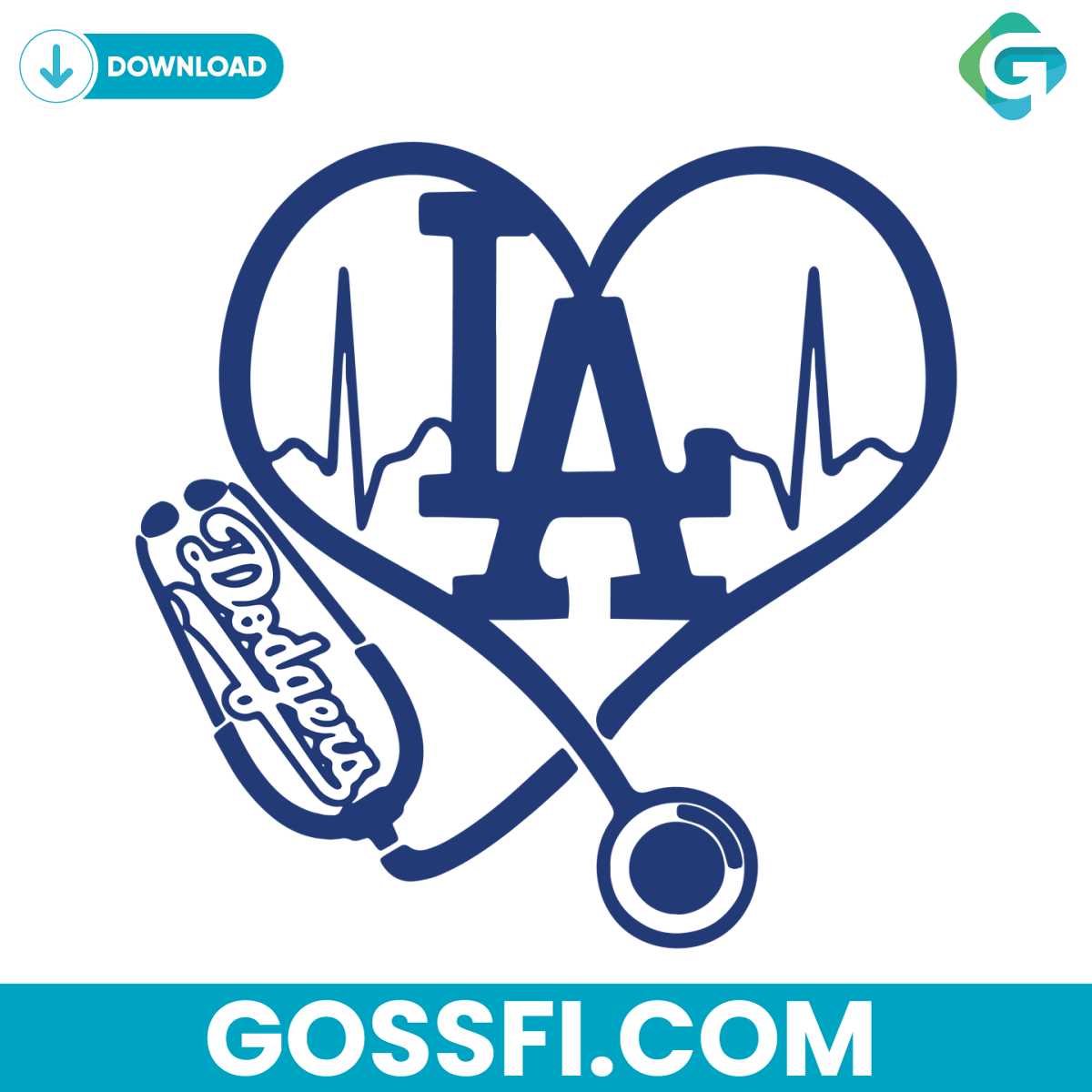 nurse-loves-los-angeles-dodgers-svg-digital-download