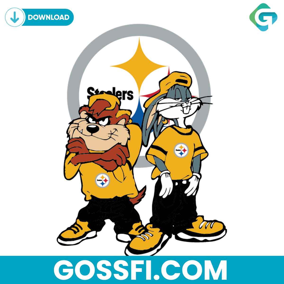 looney-tunes-hip-hop-pittsburgh-steelers-svg