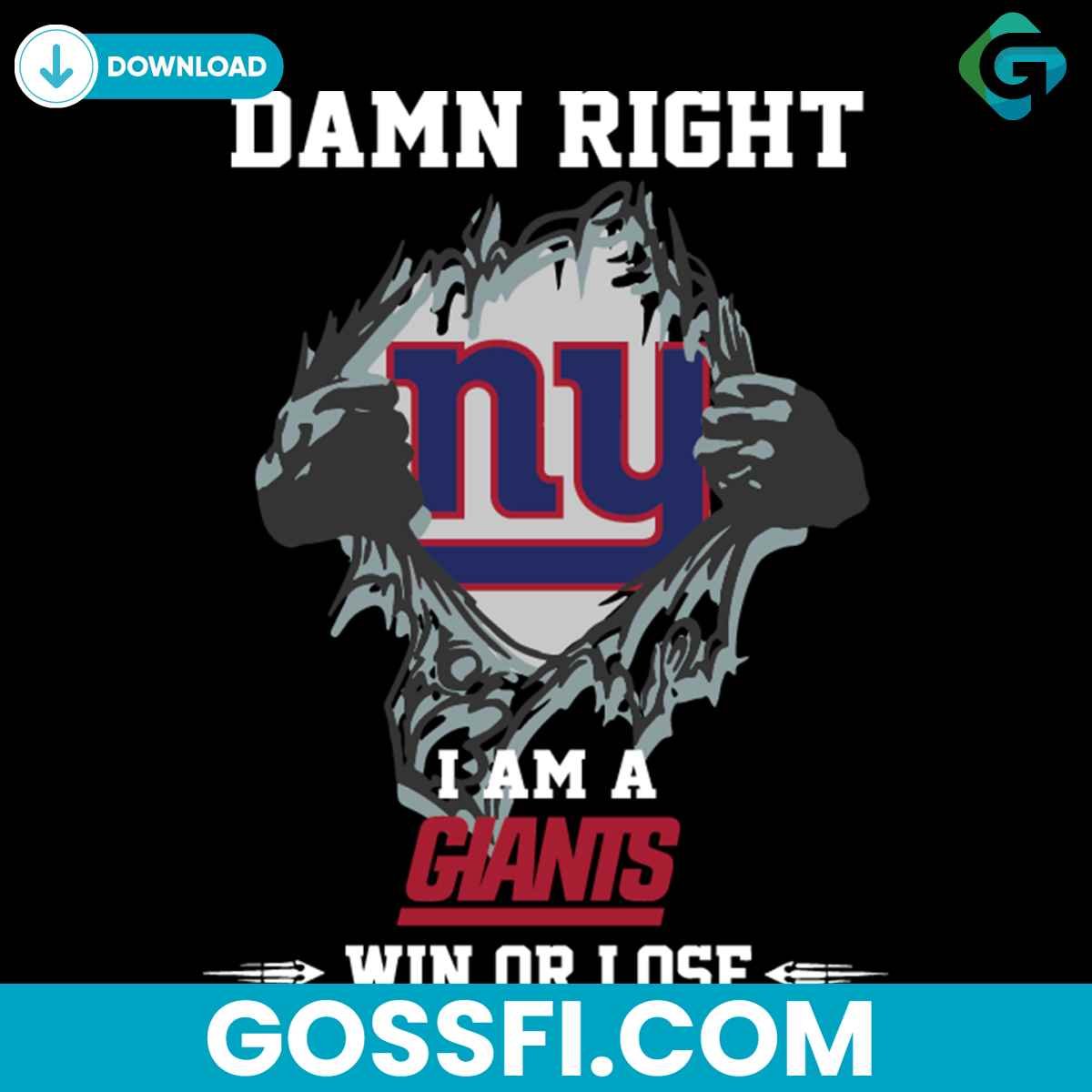 damn-right-i-am-a-giants-win-or-lose-svg