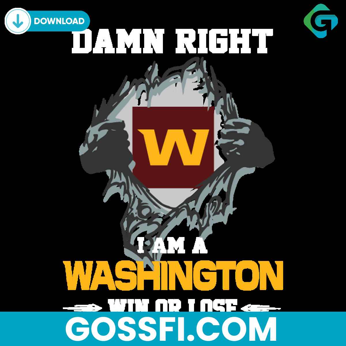 damn-right-i-am-a-washington-win-or-lose-svg
