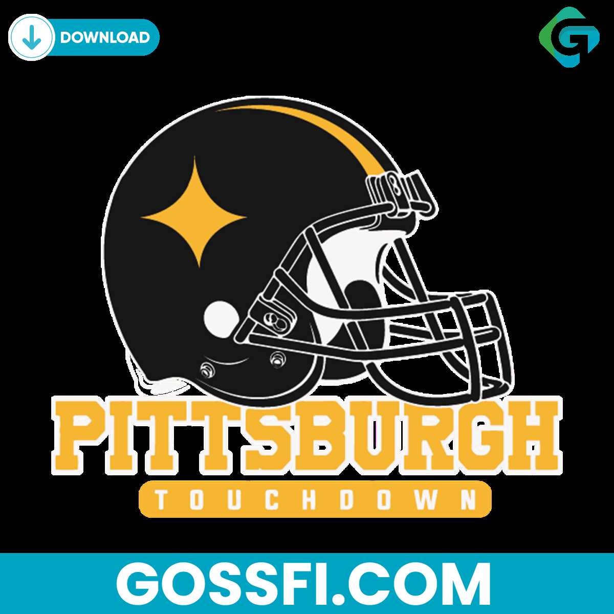 pittsburgh-touch-down-helmet-svg-digital-download