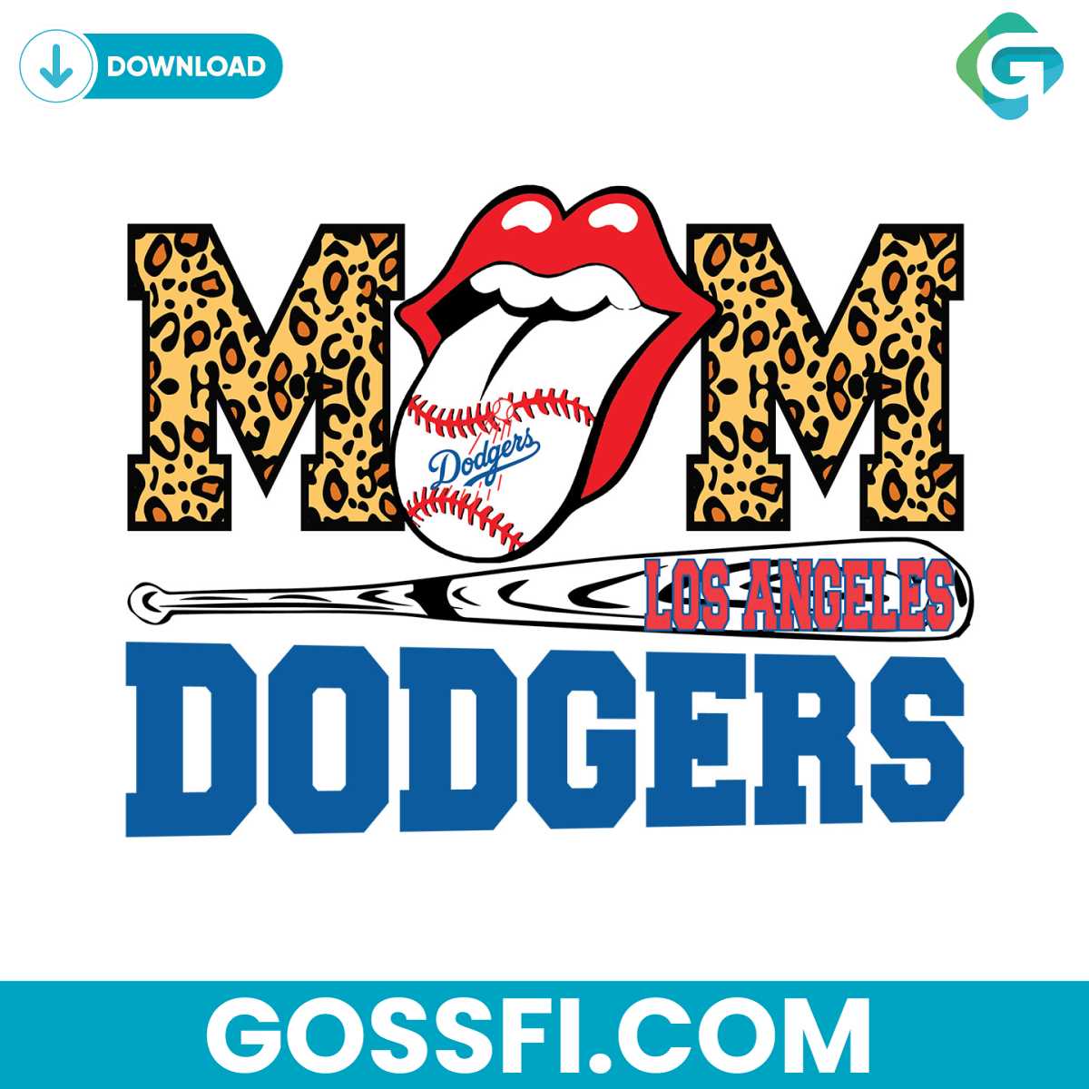 los-angeles-dodgers-mom-svg-digital-download