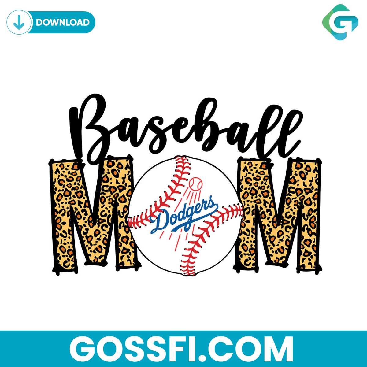 los-angeles-dodgers-baseball-mom-svg