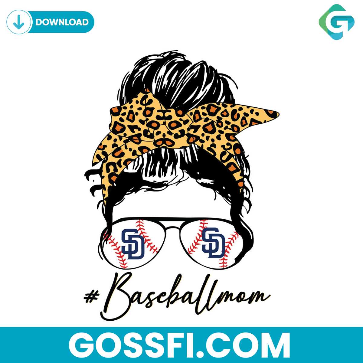 san-diego-padres-baseball-mom-svg